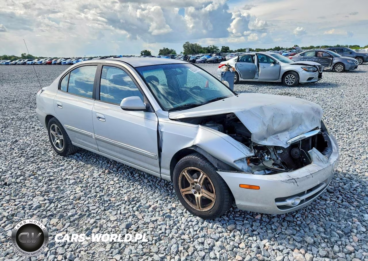 2004 Hyundai Elantra Gls VIN:KMHDN46D84U821698 - 4