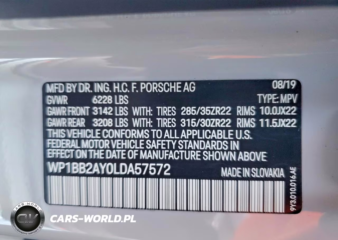 2020 Porsche Cayenne S Coupe VIN:WP1BB2AY0LDA57572 - 13