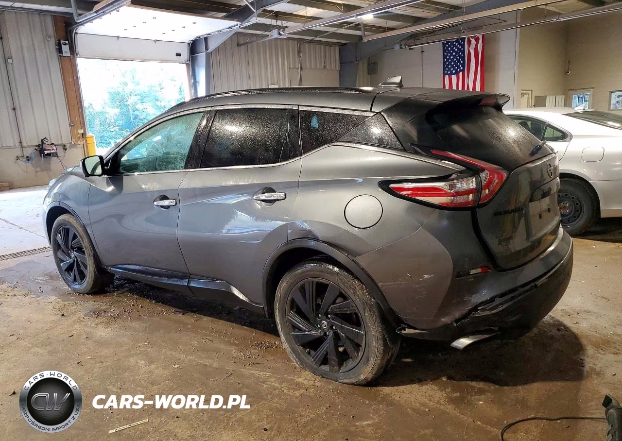 2018 Nissan Murano Sl VIN:5N1AZ2MH8JN135989 - 2