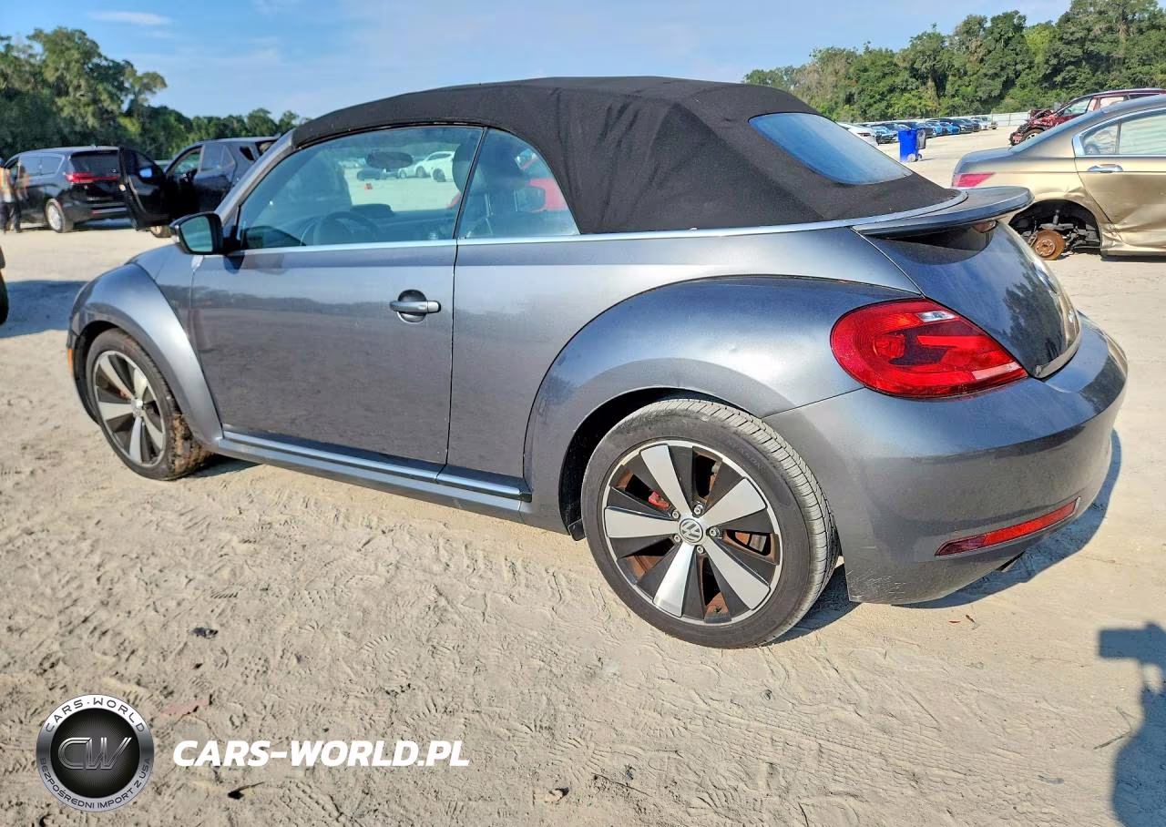 2013 Volkswagen Beetle Turbo VIN:3VW7T7AT4DM822744 - 2