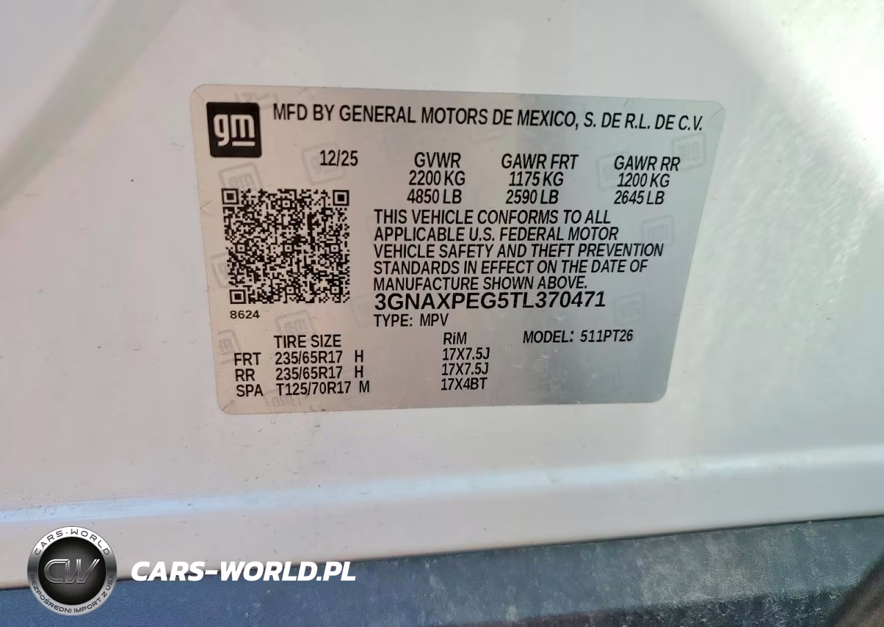 2026 Chevrolet Equinox Lt VIN:3GNAXPEG5TL370471 - 13