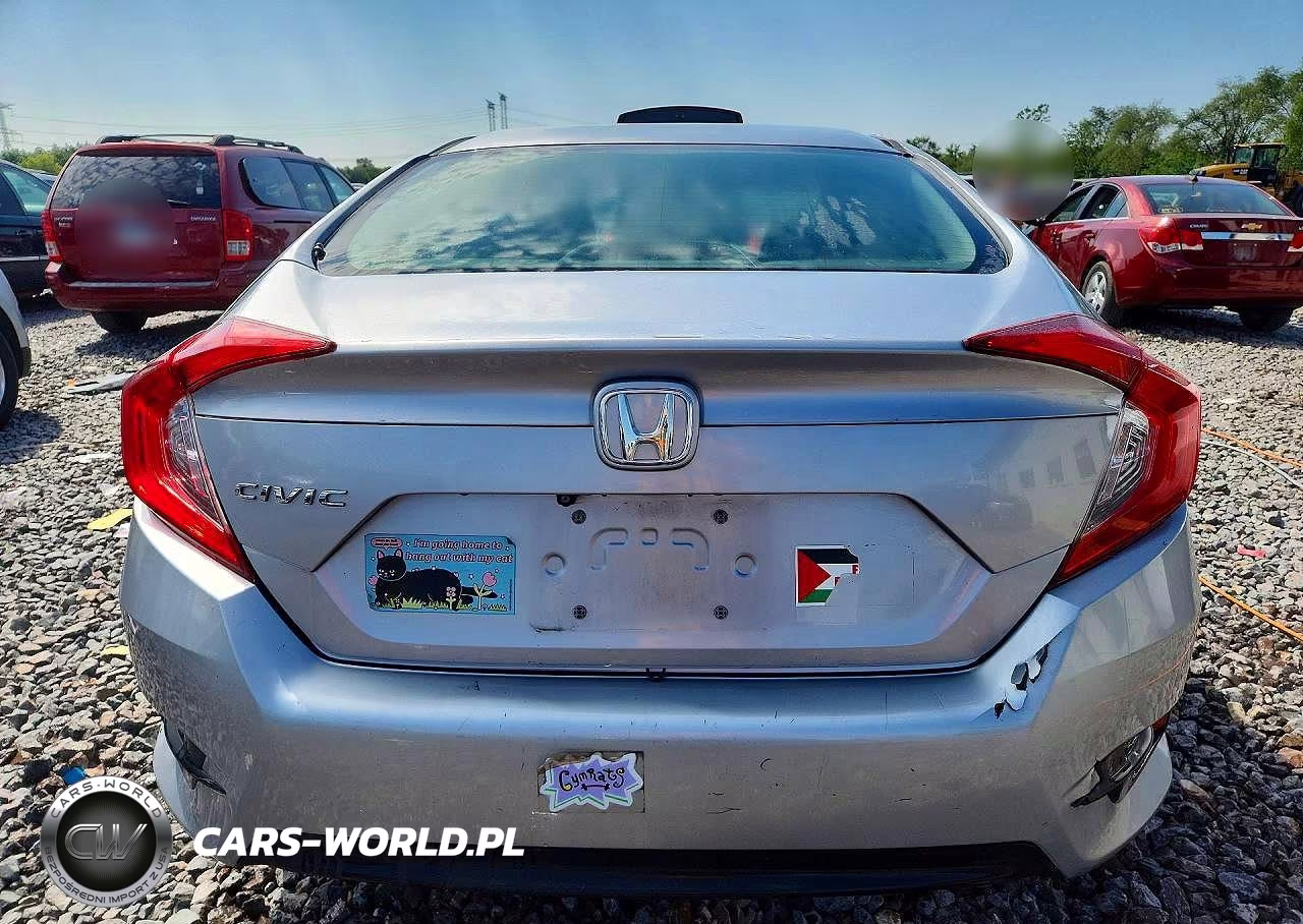 2016 Honda Civic Lx VIN:19XFC2F50GE020315 - 6