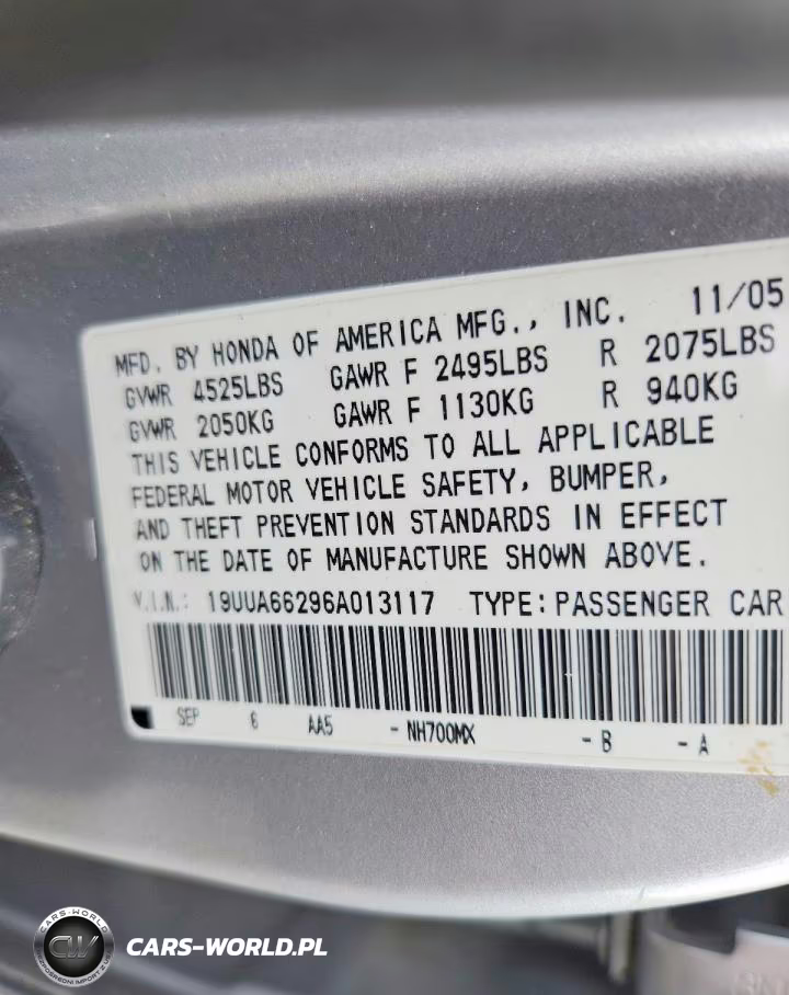 2006 Acura Tl VIN:19UUA66296A013117 - 12