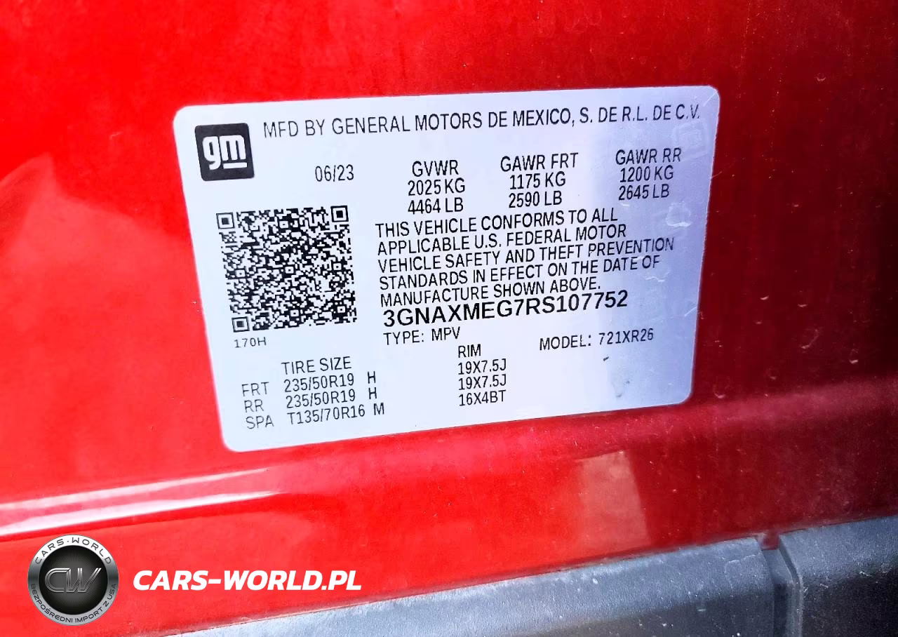 2024 Chevrolet Equinox Rs VIN:3GNAXMEG7RS107752 - 13