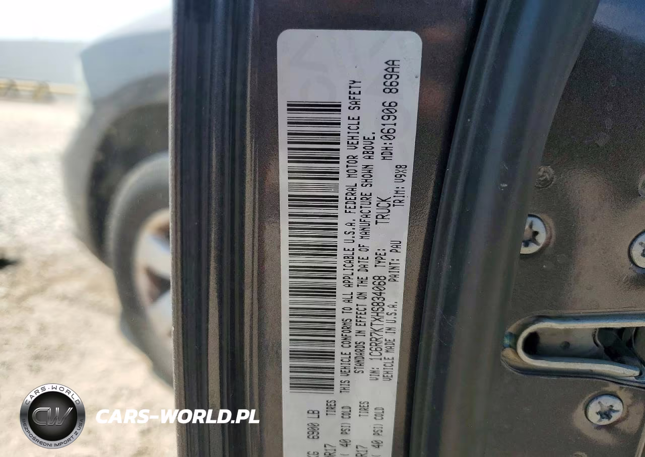 2017 Ram 1500 St VIN:1C6RR7KTXHS834068 - 12