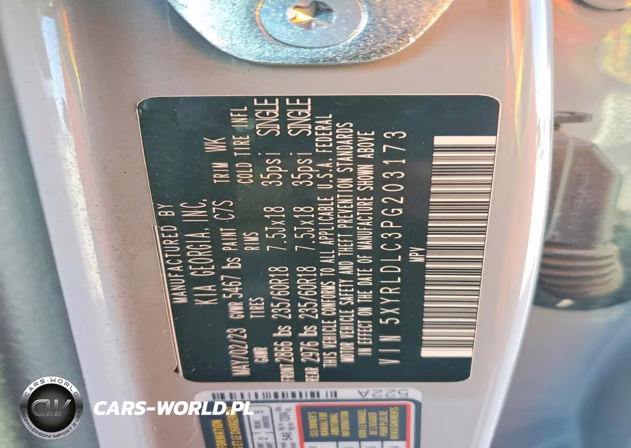 2023 Kia Sorento S VIN:5XYRLDLC3PG203173 - 13