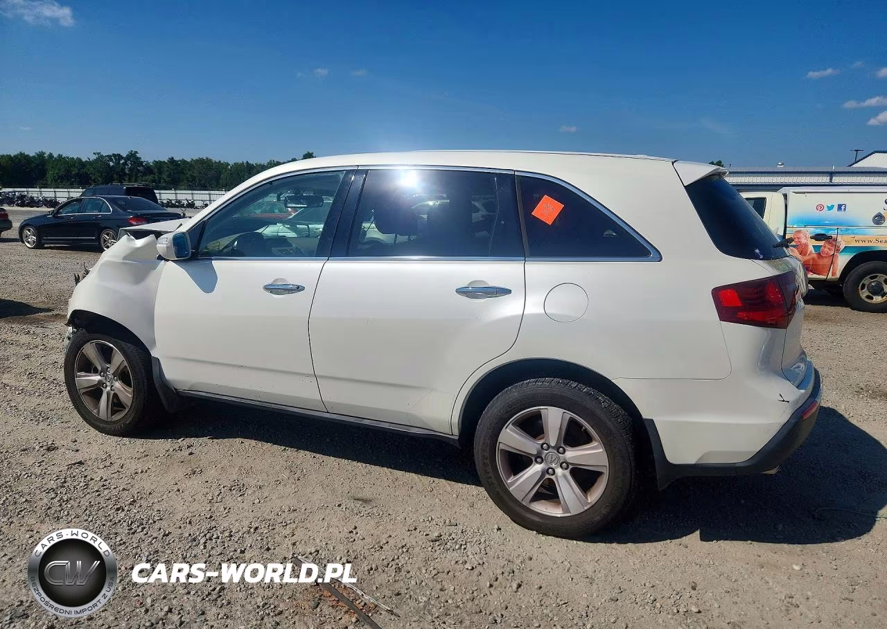 2013 Acura Mdx VIN:2HNYD2H27DH524539 - 2