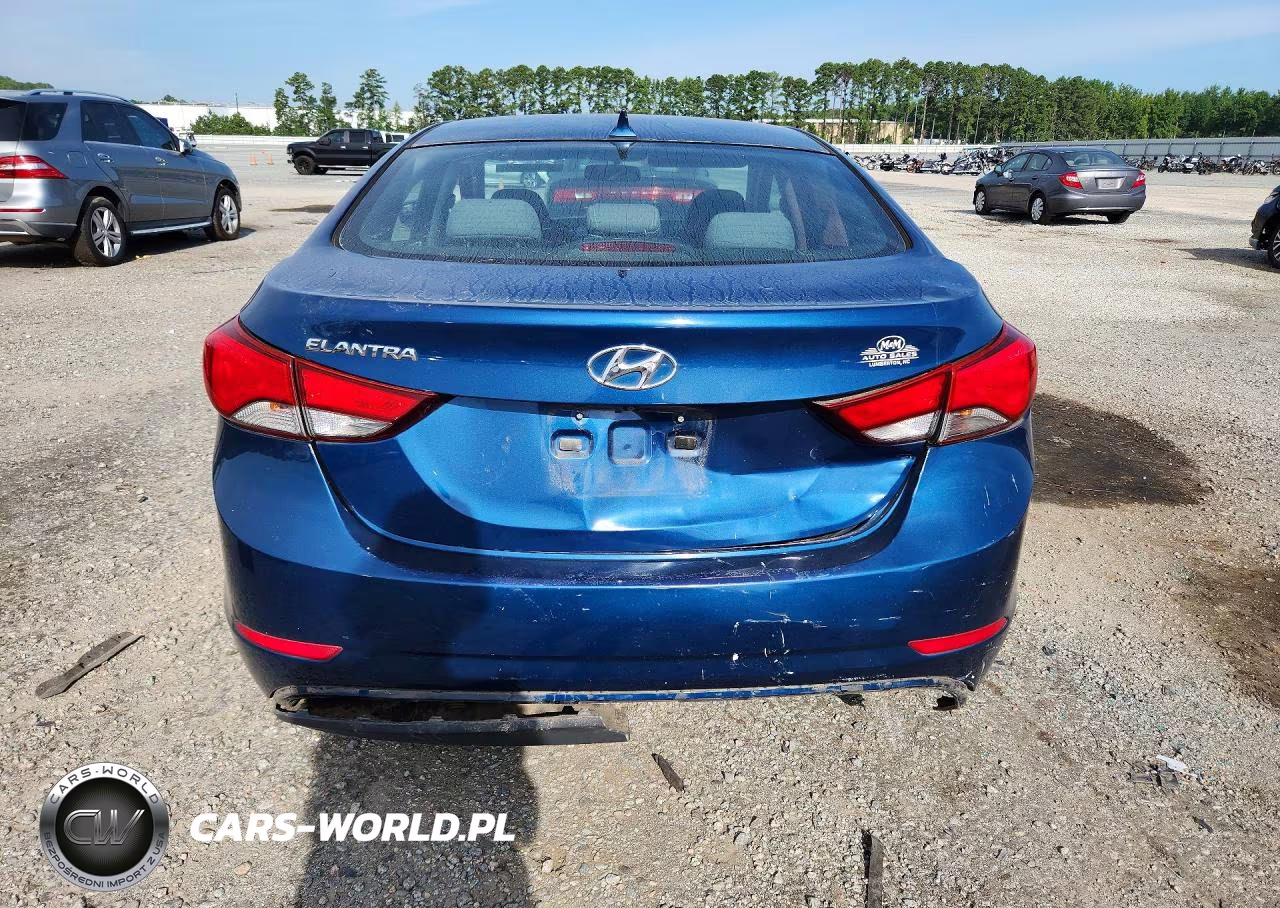 2015 Hyundai Elantra Se VIN:KMHDH4AE5FU278014 - 6