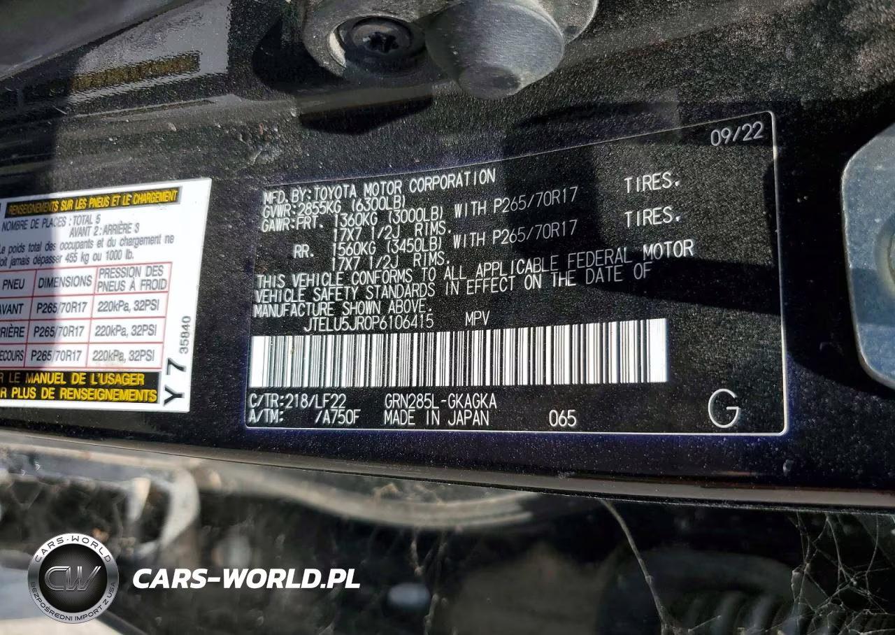 2023 Toyota 4Runner Trd Pro VIN:JTELU5JR0P6106415 - 12