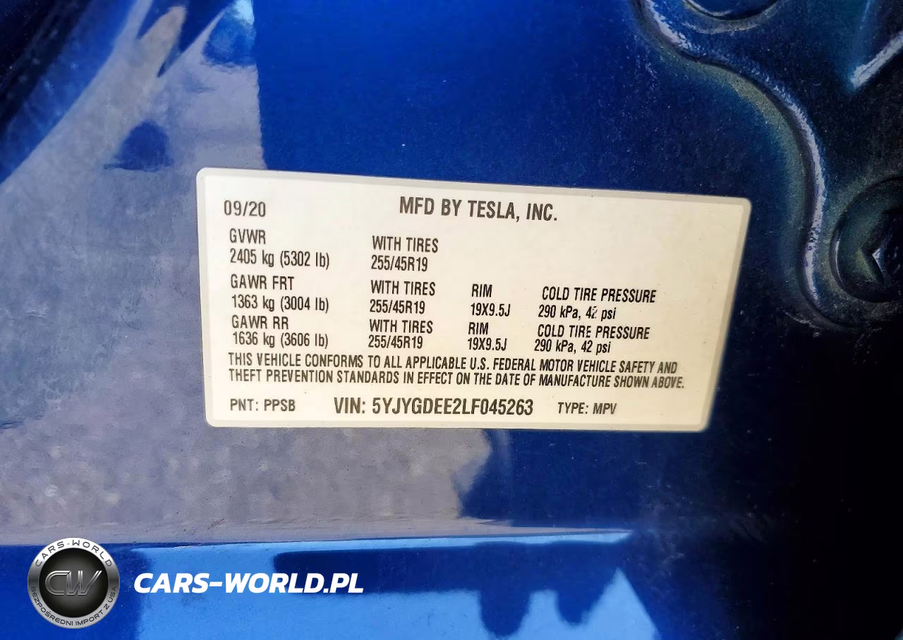 2020 Tesla Model Y VIN:5YJYGDEE2LF045263 - 13