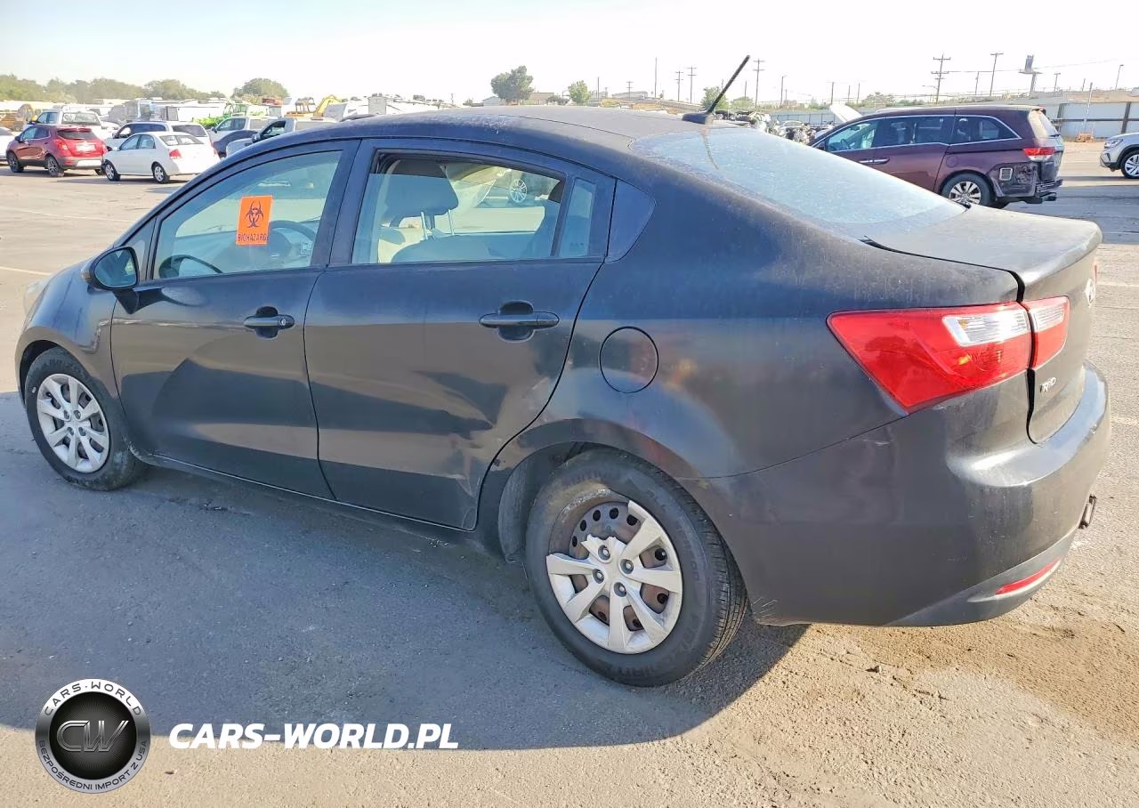 2014 Kia Rio Lx VIN:KNADM4A35E6376314 - 2
