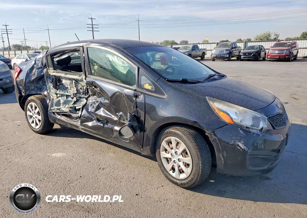 2014 Kia Rio Lx VIN:KNADM4A35E6376314 - 4