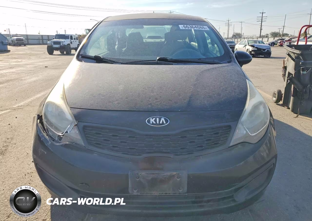 2014 Kia Rio Lx VIN:KNADM4A35E6376314 - 5