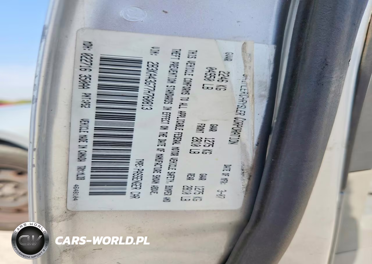 2007 Dodge Charger Se VIN:2B3KA43G77H760813 - 12