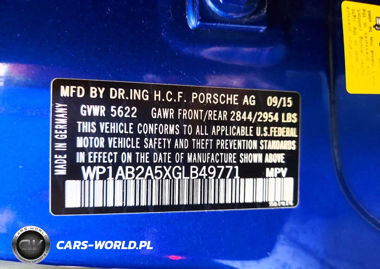 2016 Porsche Macan S VIN:WP1AB2A5XGLB49771 - 13