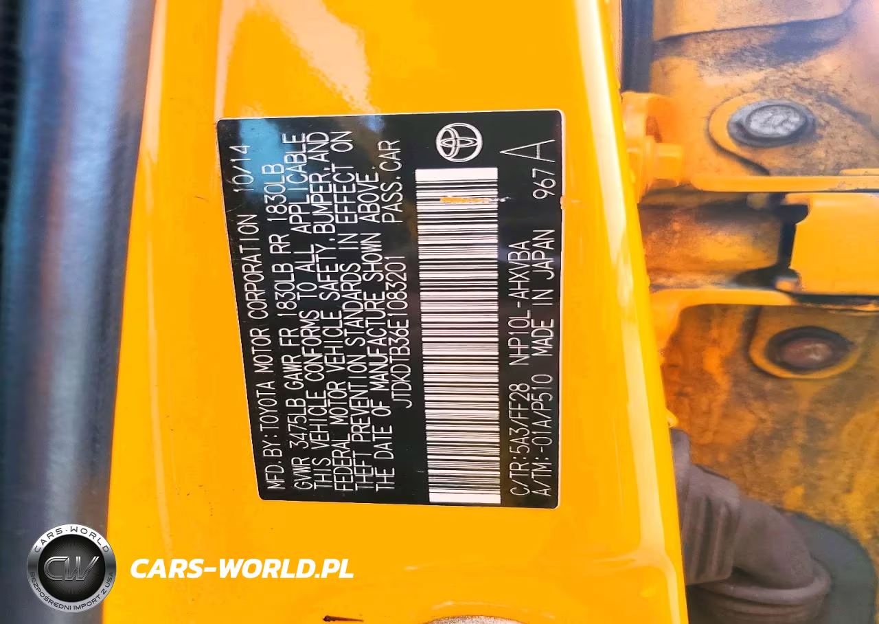 2014 Toyota Prius C Two VIN:JTDKDTB36E1083201 - 13
