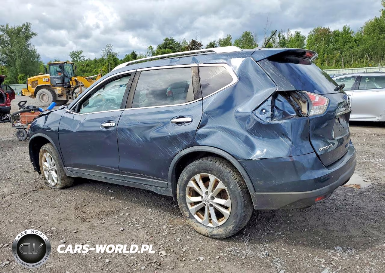2016 Nissan Rogue Sv VIN:KNMAT2MVXGP673702 - 2