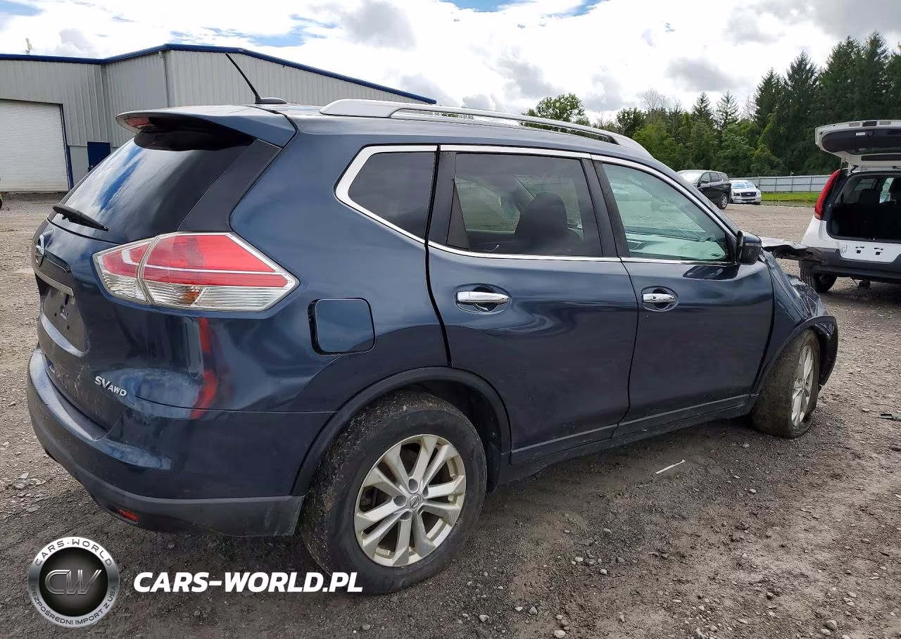 2016 Nissan Rogue Sv VIN:KNMAT2MVXGP673702 - 3