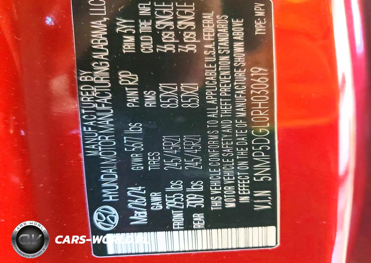 2024 Hyundai Santa Fe Calligraphy VIN:5NMP5DGL0RH030619 - 14