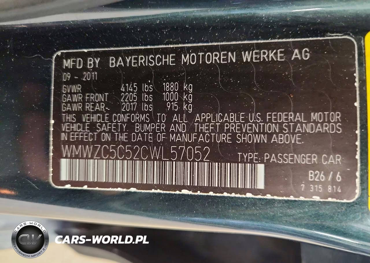 2012 Mini Cooper S Countryman VIN:WMWZC5C52CWL57052 - 12