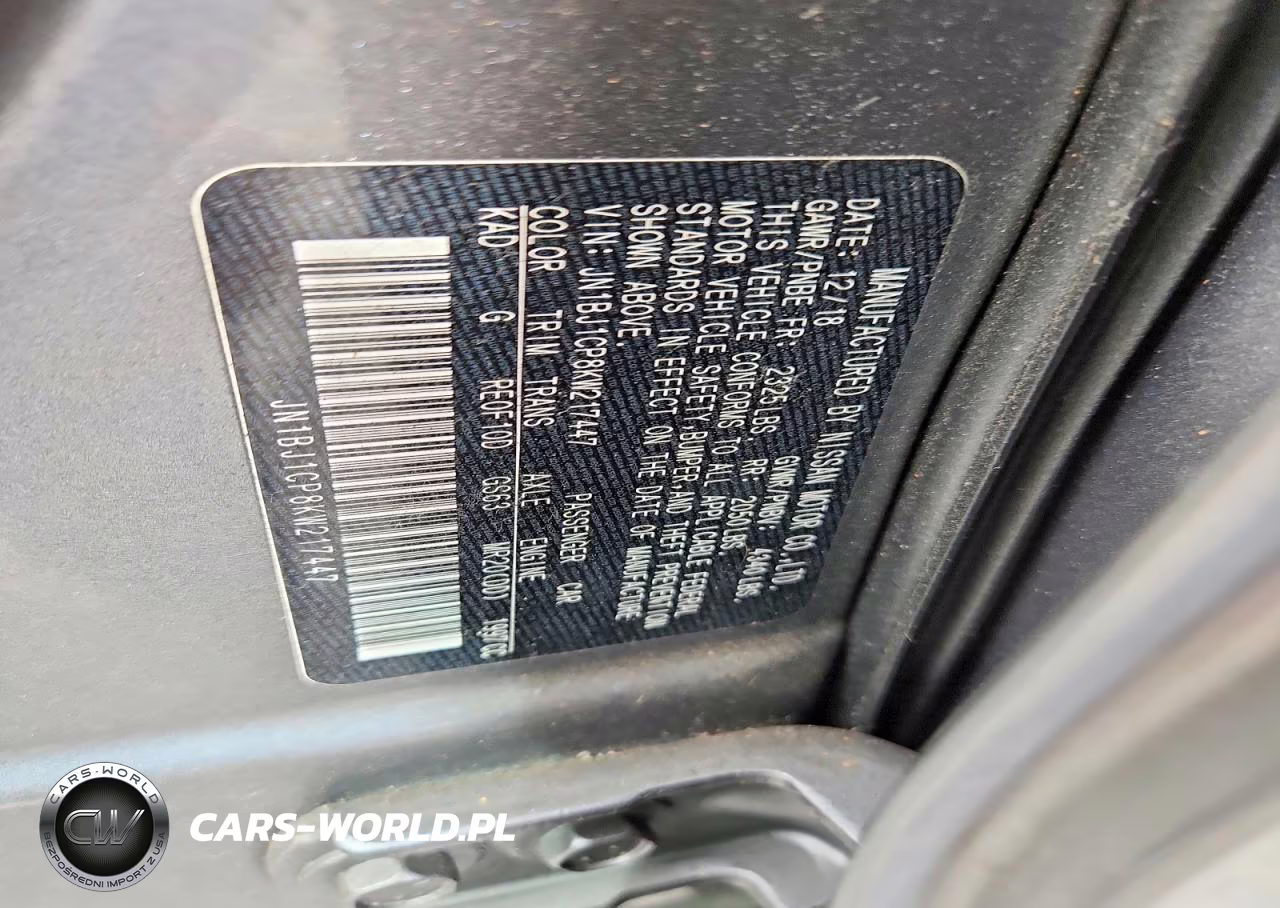 2019 Nissan Rogue Sport Sv VIN:JN1BJ1CP8KW217447 - 13