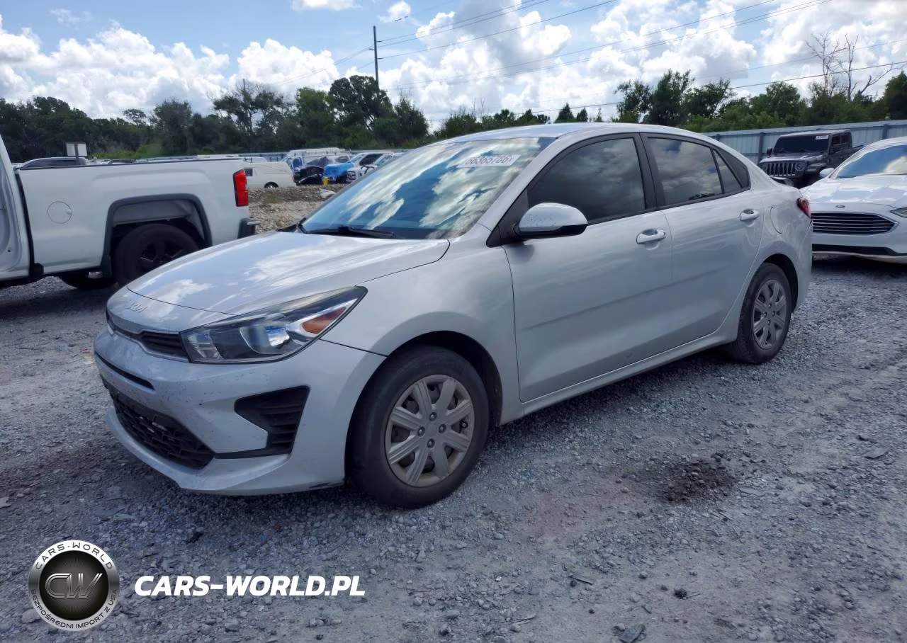2022 Kia Rio Lx VIN:3KPA24AD3NE458914 - 1