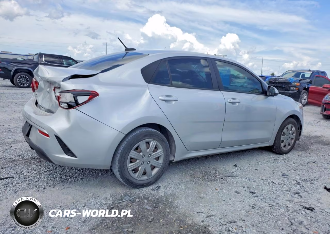 2022 Kia Rio Lx VIN:3KPA24AD3NE458914 - 3