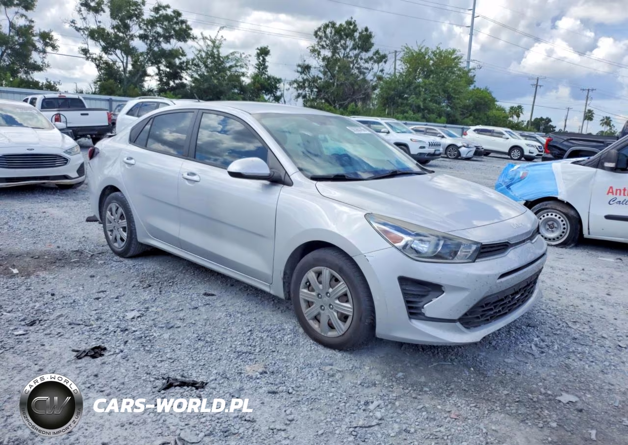 2022 Kia Rio Lx VIN:3KPA24AD3NE458914 - 4