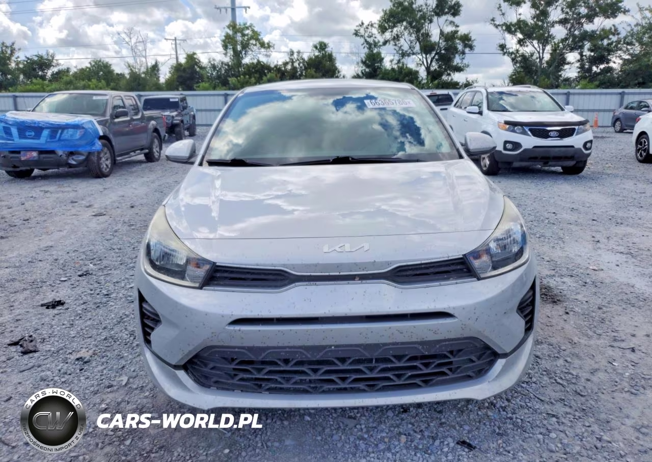 2022 Kia Rio Lx VIN:3KPA24AD3NE458914 - 5