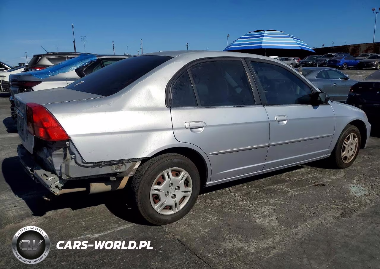2002 Honda Civic Lx VIN:2HGES16612H584345 - 3