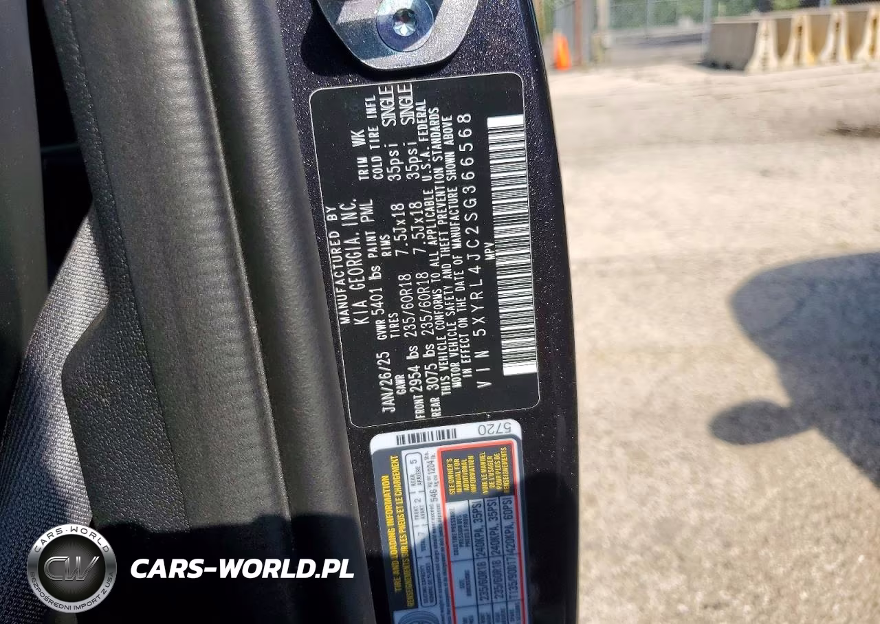 2025 Kia Sorento S VIN:5XYRL4JC2SG366568 - 13