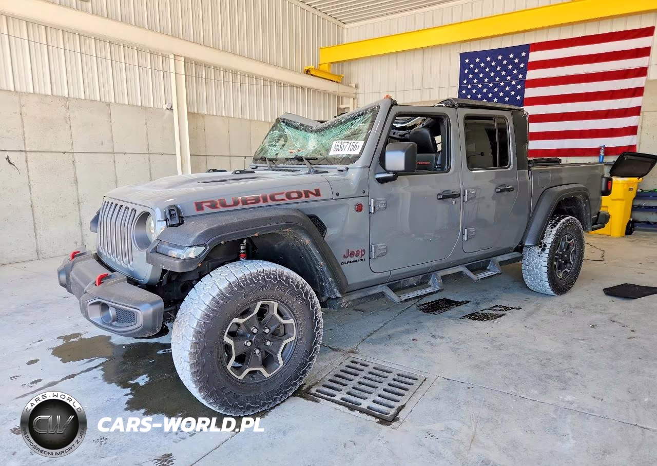 2021 Jeep Gladiator Rubicon VIN:1C6JJTBG4ML608421 - 1