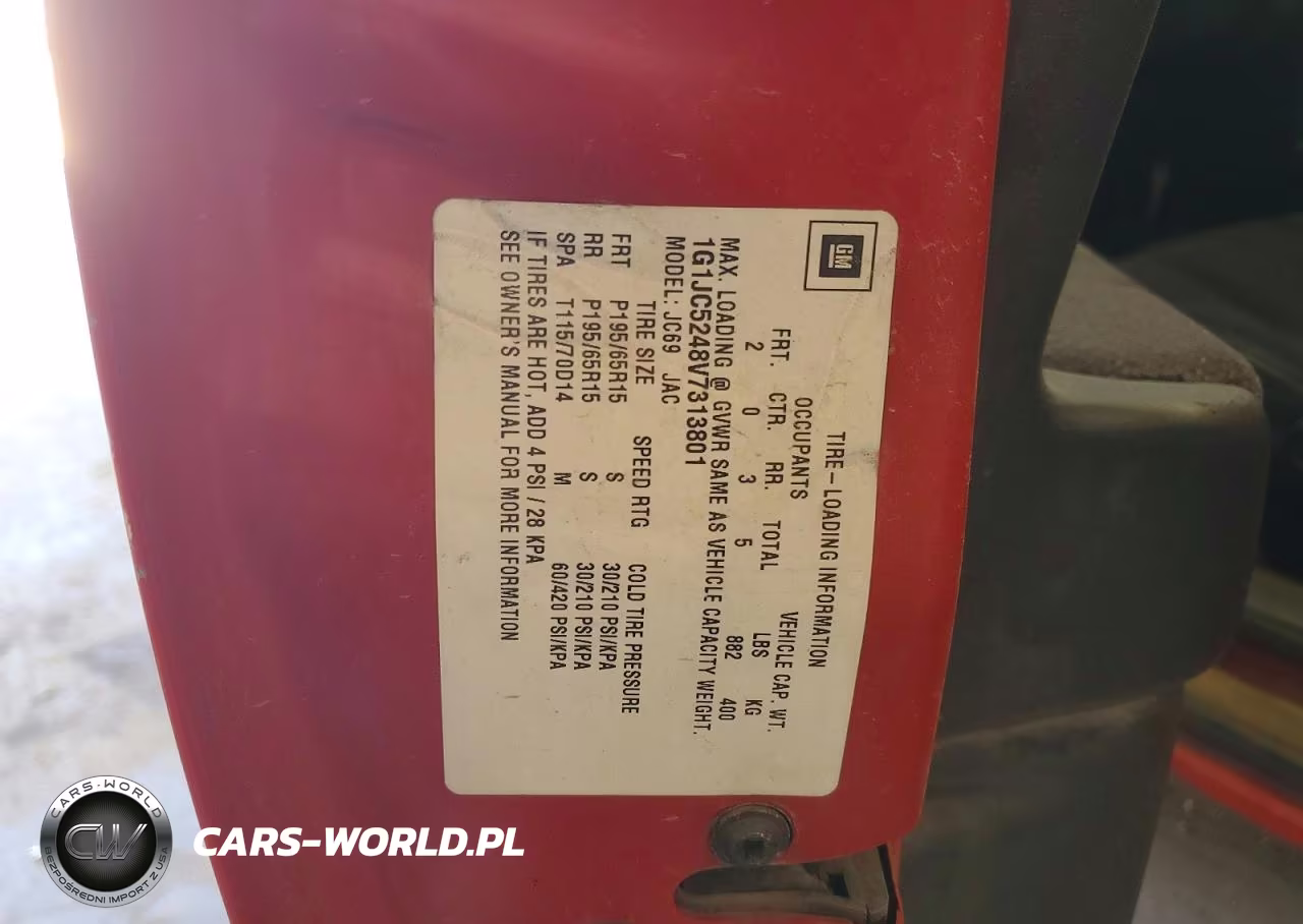 1997 Chevrolet Cavalier VIN:1G1JC5248V7313801 - 12