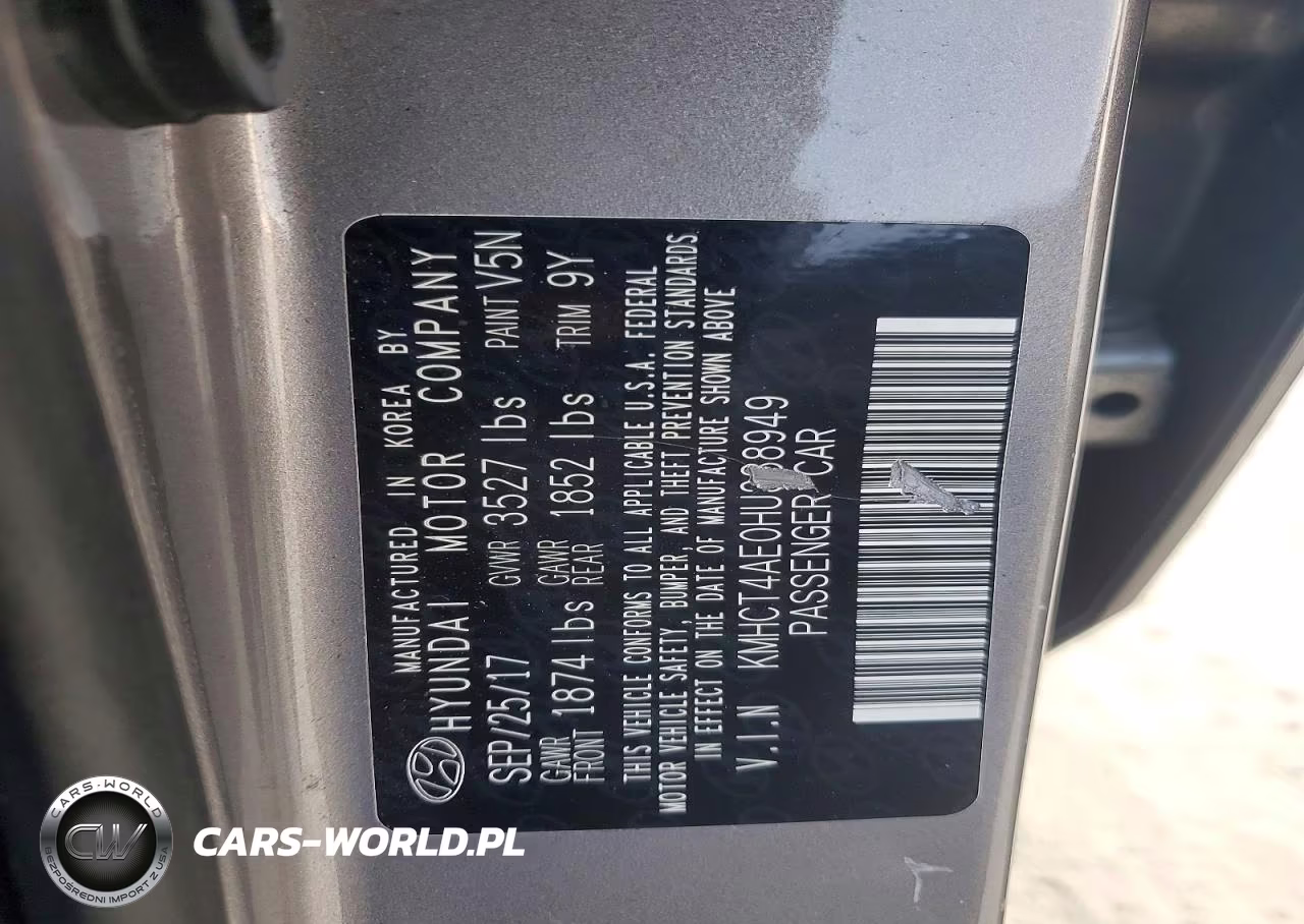 2017 Hyundai Accent Se VIN:KMHCT4AE0HU388949 - 12