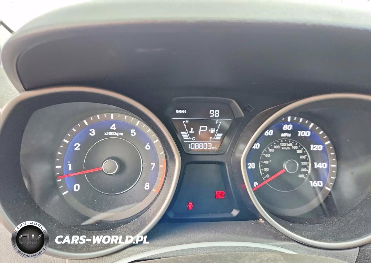 2014 Hyundai Elantra Se VIN:5NPDH4AE2EH481486 - 9