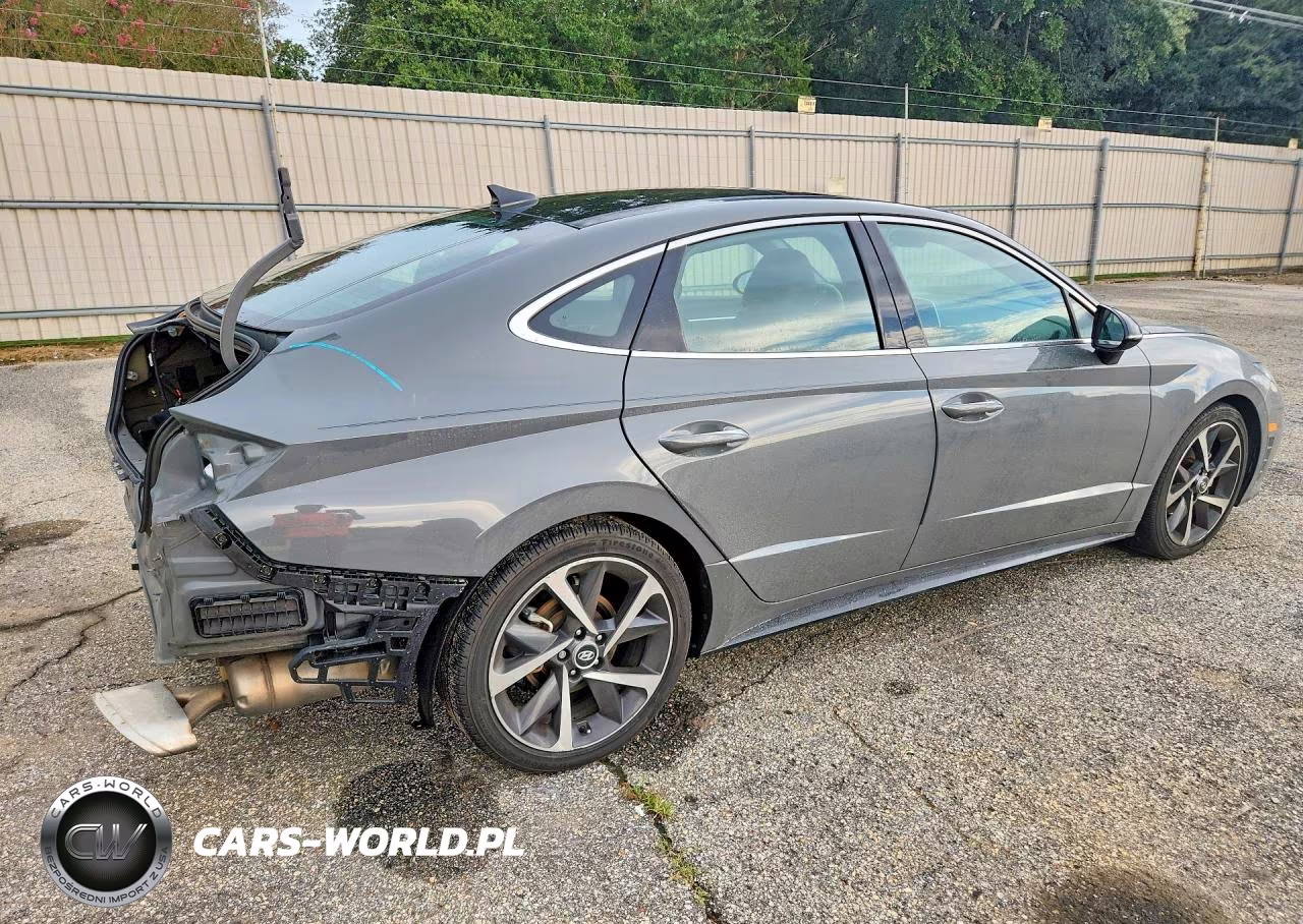 2022 Hyundai Sonata Sel Plus VIN:5NPEJ4J25NH137312 - 3