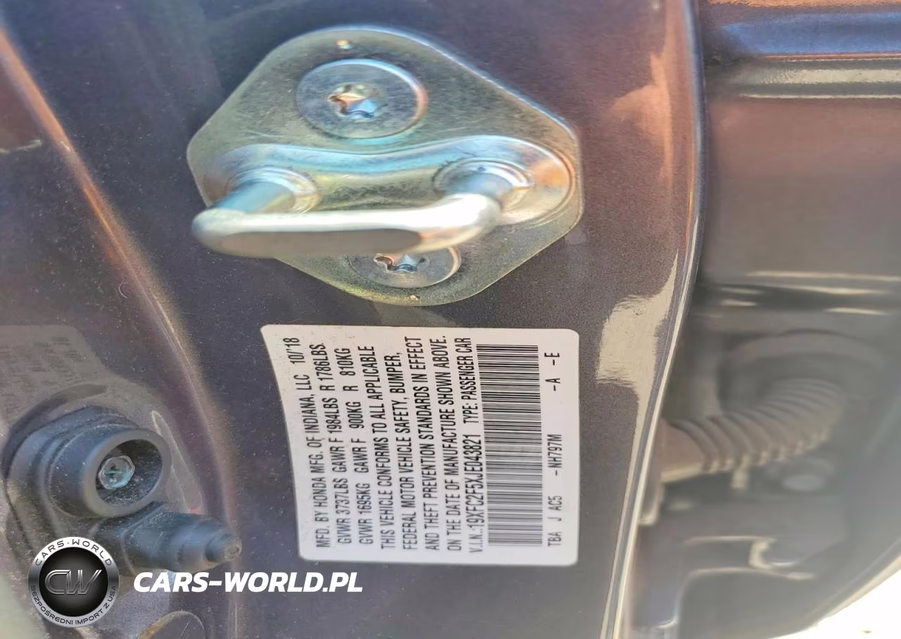 2018 Honda Civic Lx VIN:19XFC2F5XJE043821 - 12