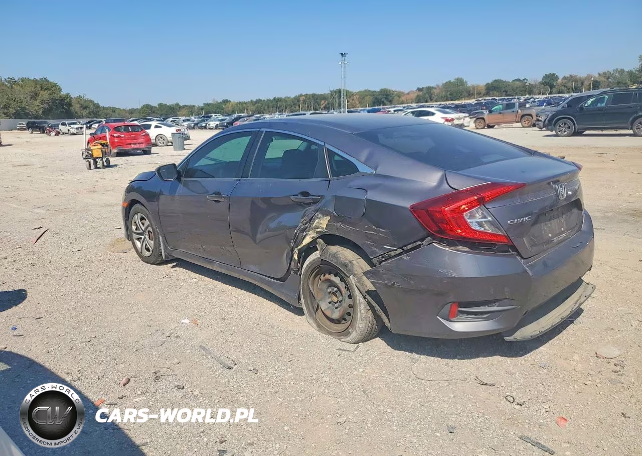 2018 Honda Civic Lx VIN:19XFC2F5XJE043821 - 2