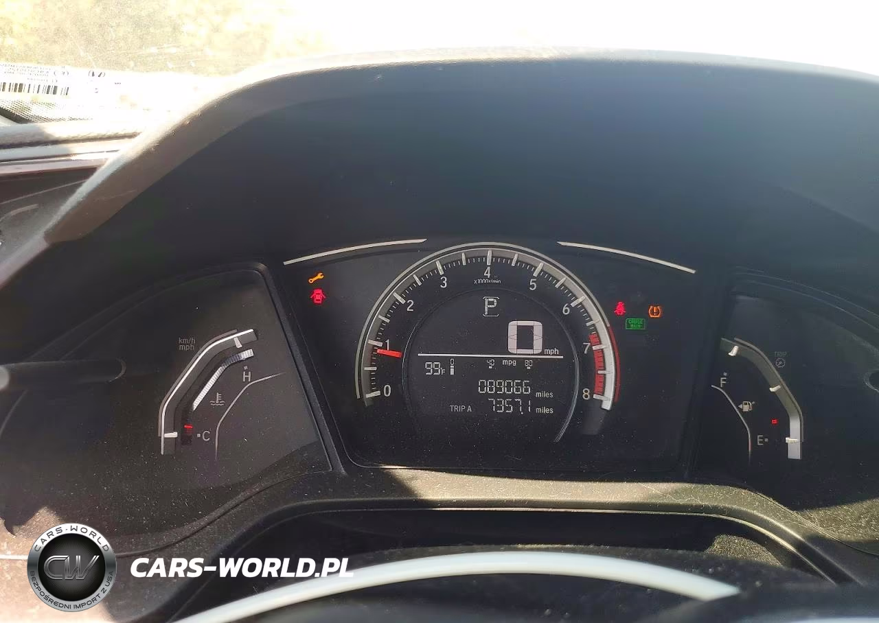 2018 Honda Civic Lx VIN:19XFC2F5XJE043821 - 9