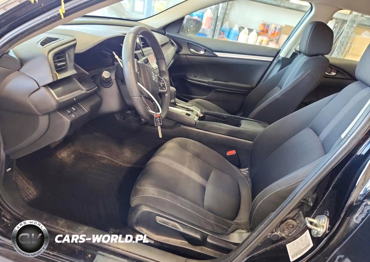 2019 Honda Civic Lx VIN:19XFC2F65KE046491 - 7