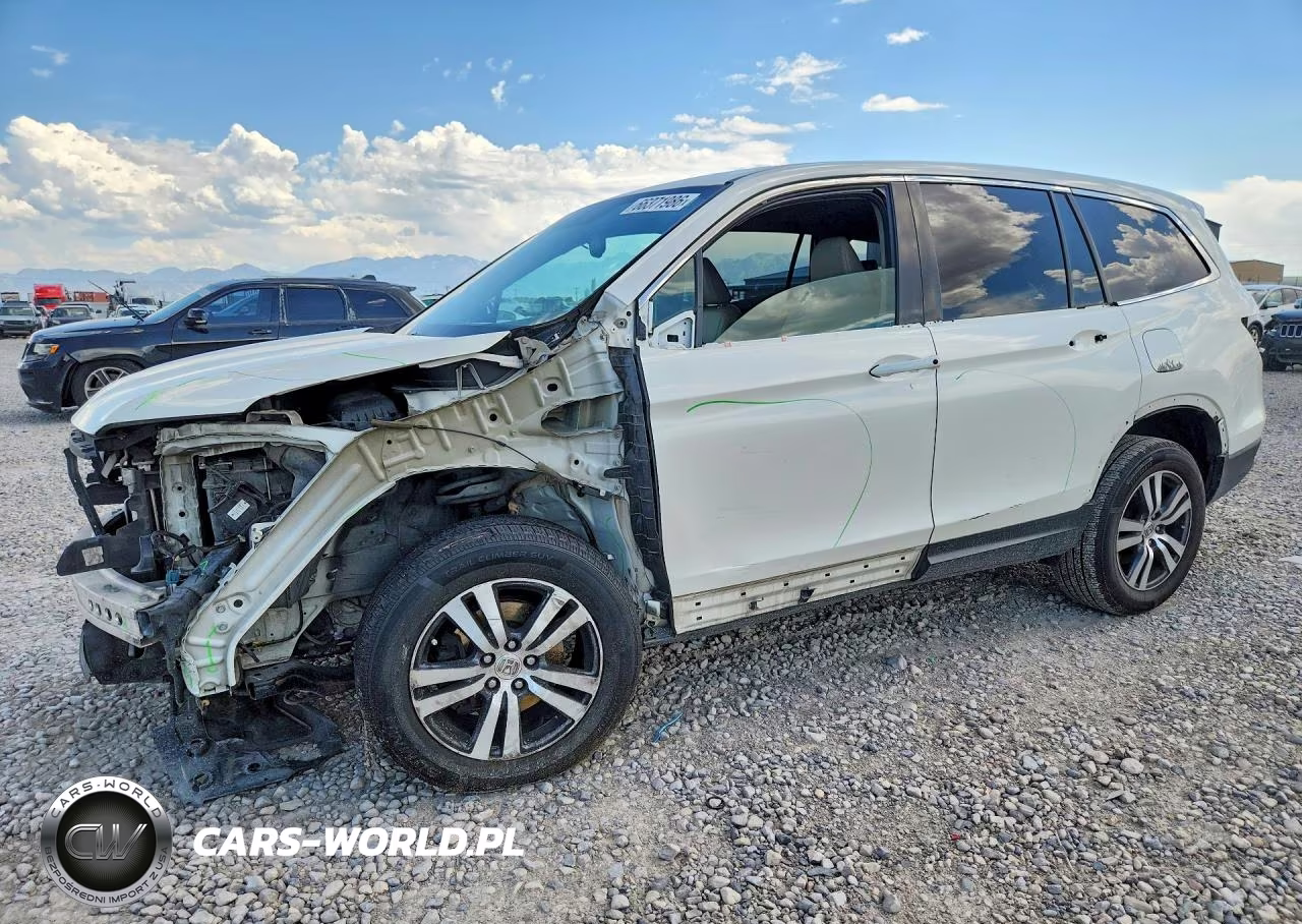 2017 Honda Pilot Exl VIN:5FNYF6H55HB015031 - 1