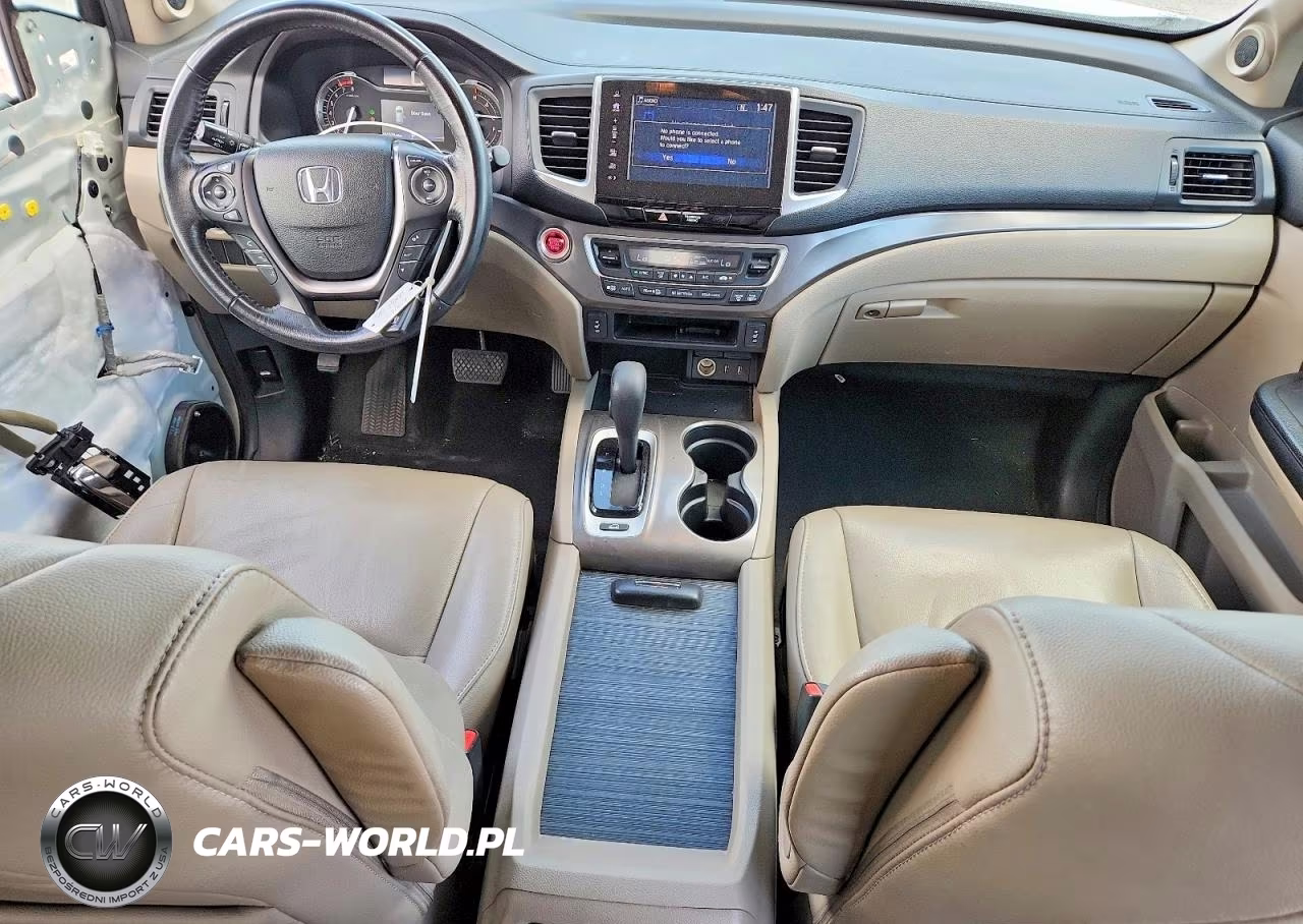 2017 Honda Pilot Exl VIN:5FNYF6H55HB015031 - 8
