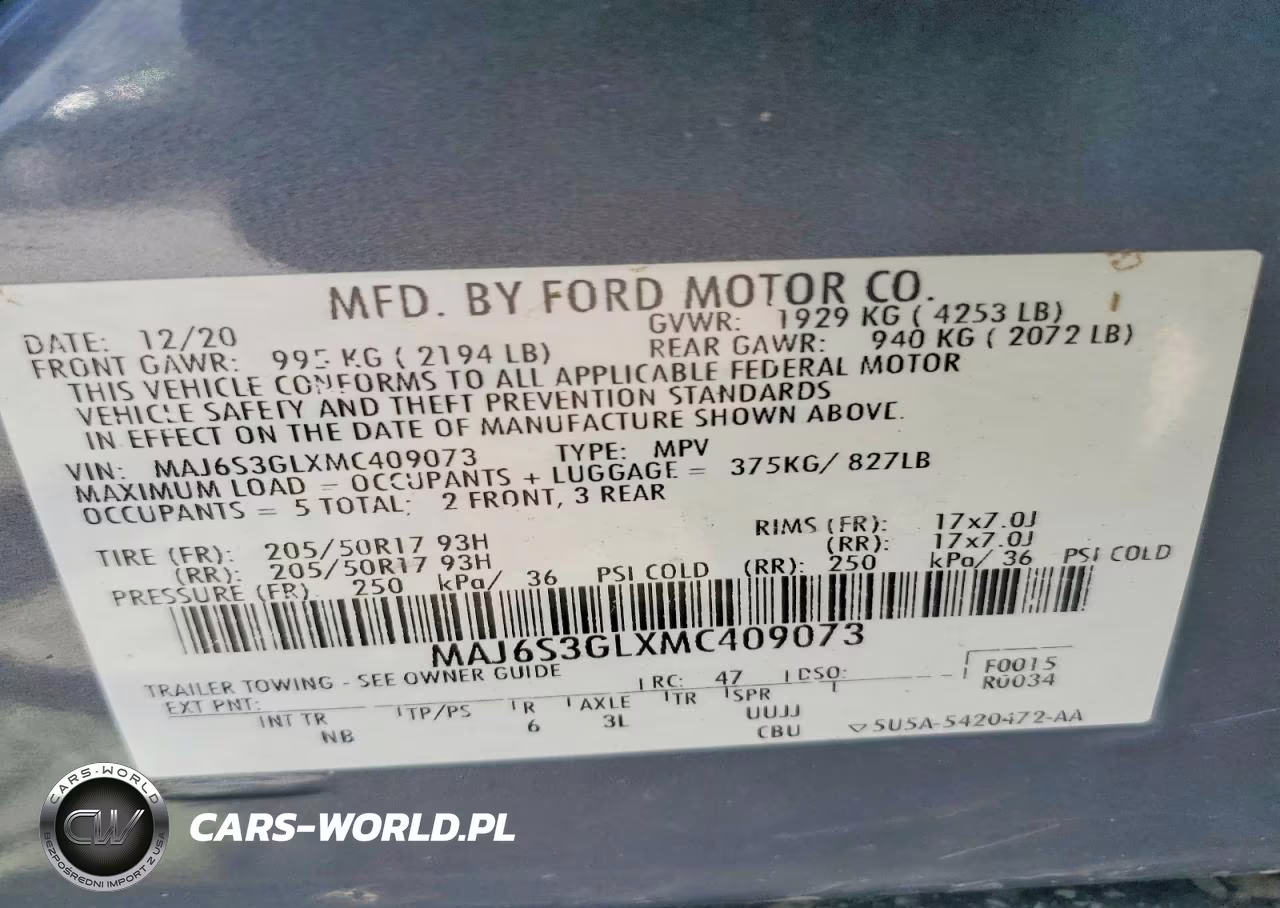 2021 Ford Ecosport Se VIN:MAJ6S3GLXMC409073 - 13