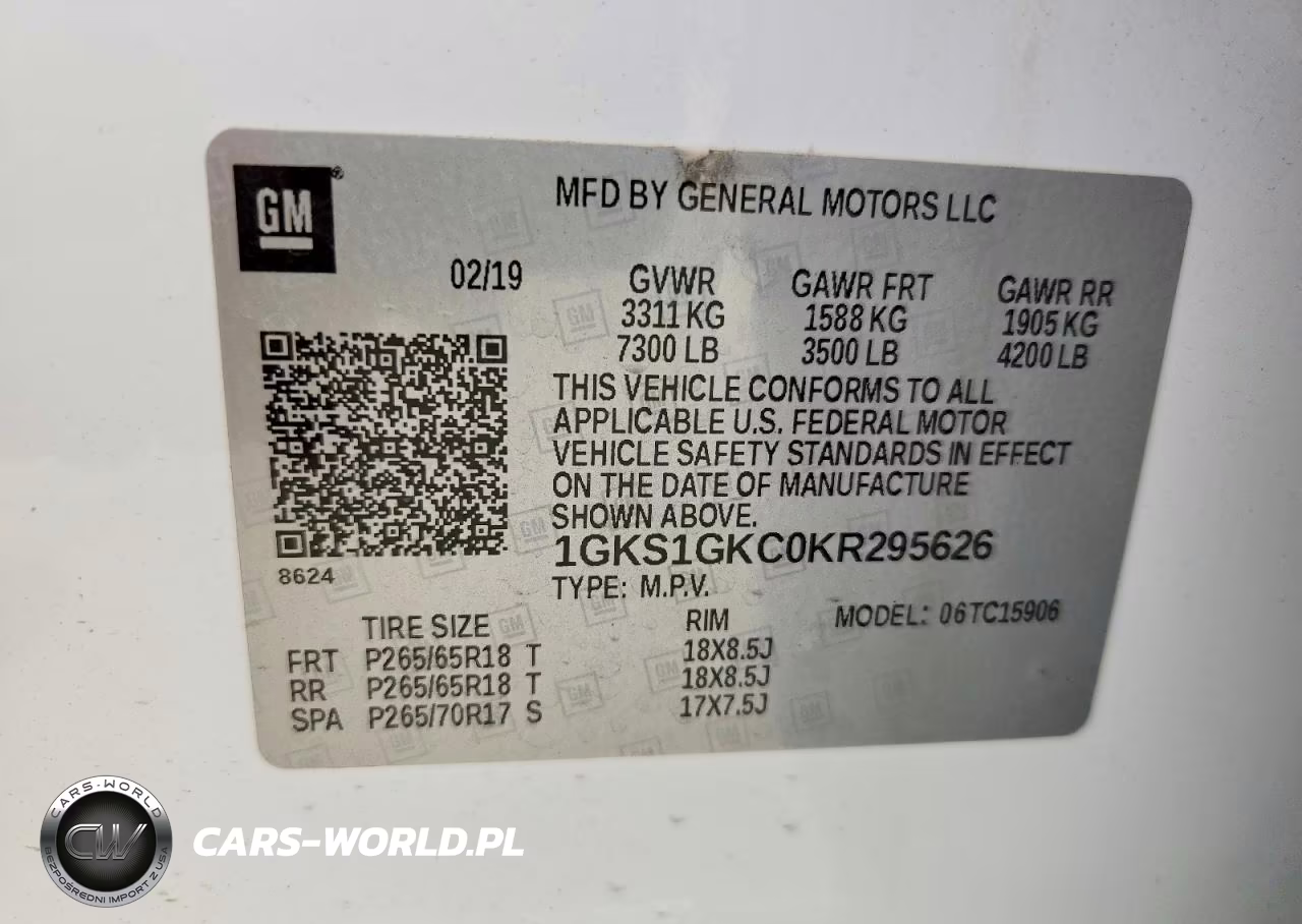 2019 GMC Yukon Xl C1500 Slt VIN:1GKS1GKC0KR295626 - 13