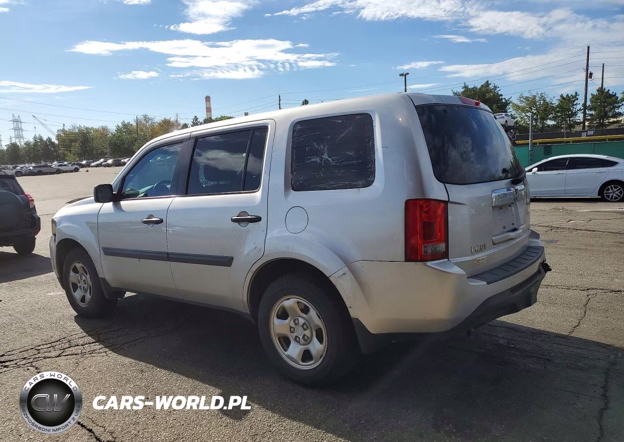 2013 Honda Pilot Lx VIN:5FNYF4H23DB008132 - 2