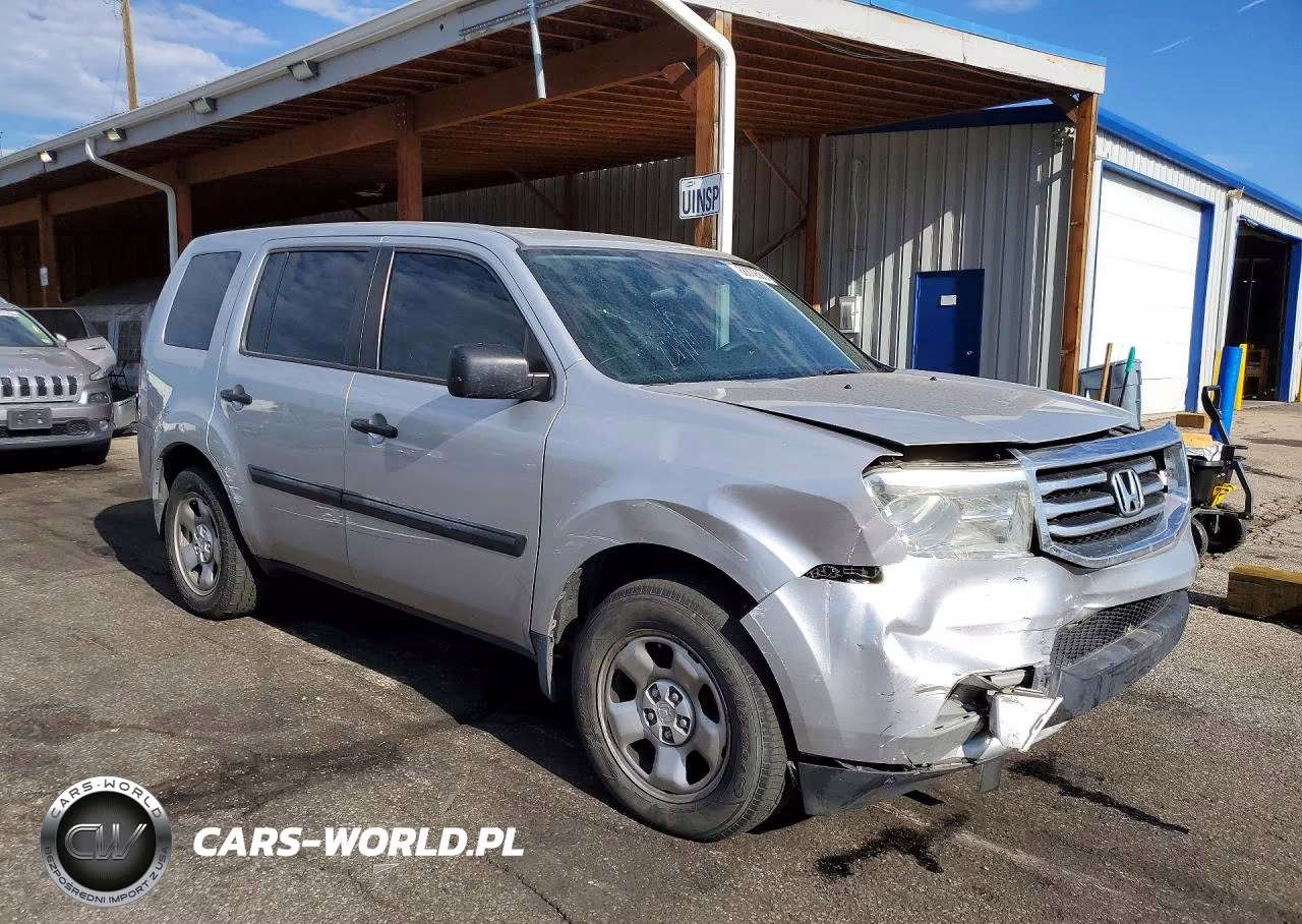 2013 Honda Pilot Lx VIN:5FNYF4H23DB008132 - 4