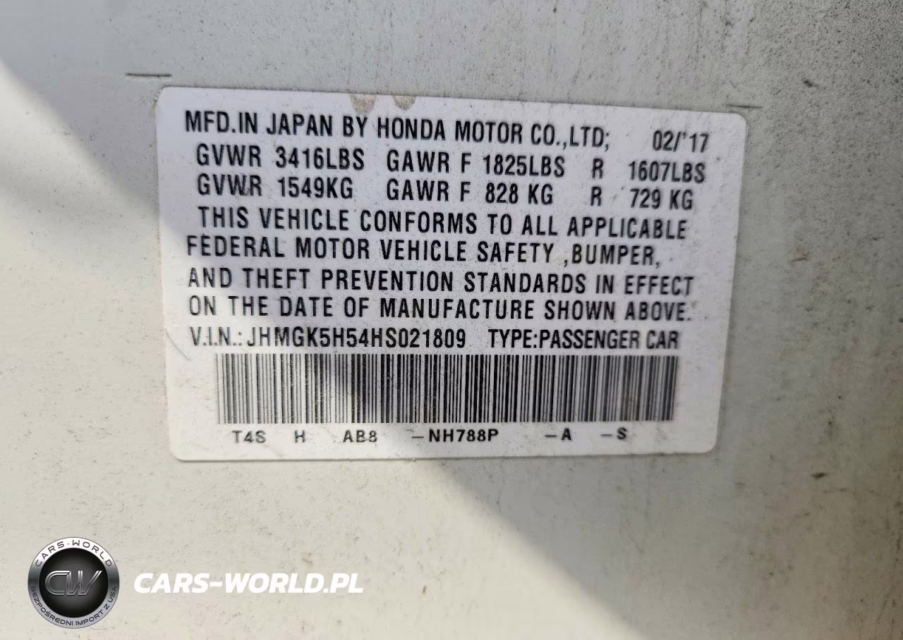 2017 Honda Fit Lx VIN:JHMGK5H54HS021809 - 13