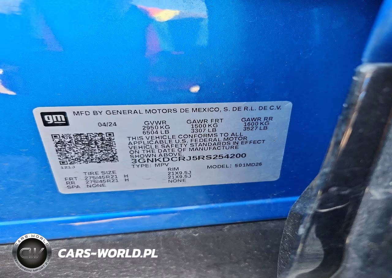 2024 Chevrolet Blazer Rs VIN:3GNKDCRJ5RS254200 - 14