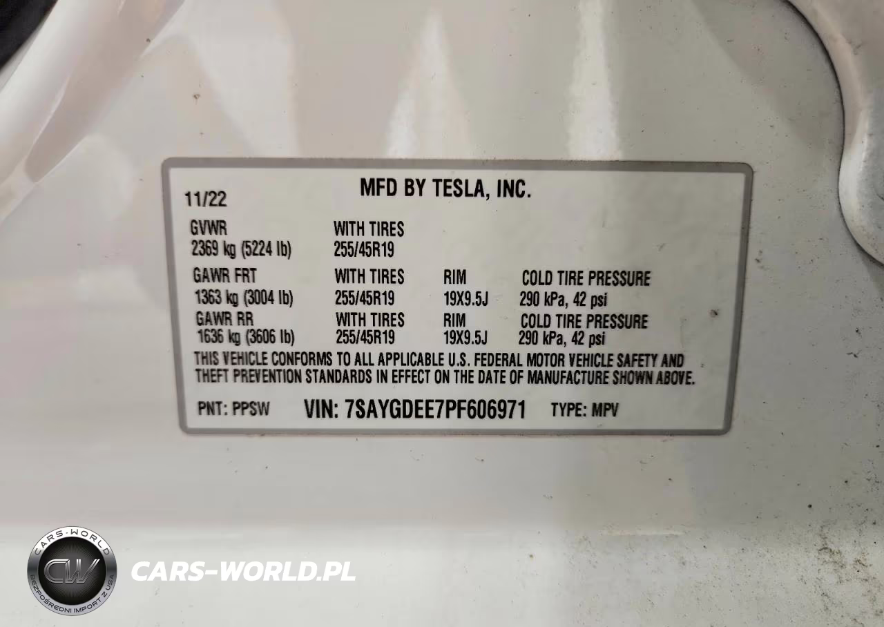 2023 Tesla Model Y VIN:7SAYGDEE7PF606971 - 14