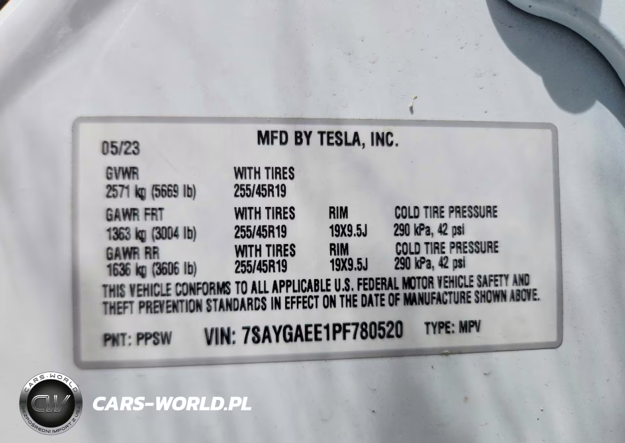 2023 Tesla Model Y VIN:7SAYGAEE1PF780520 - 12